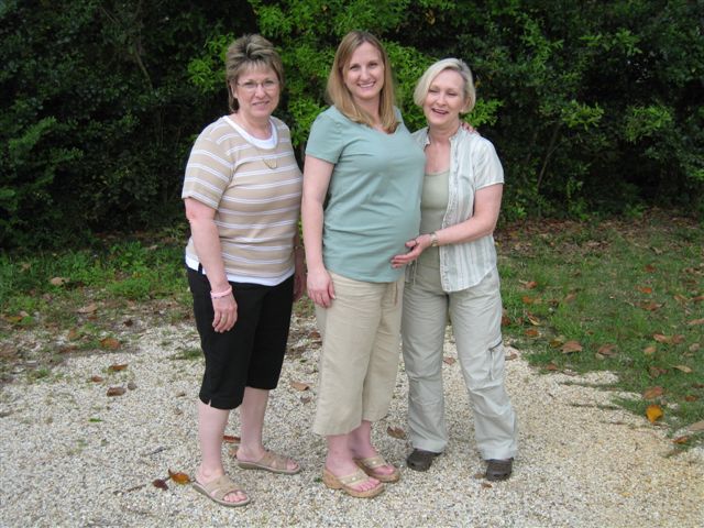 Angie with her mom and Aunt...